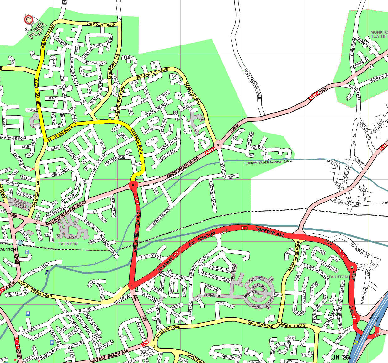Directions to Richard Huish College
